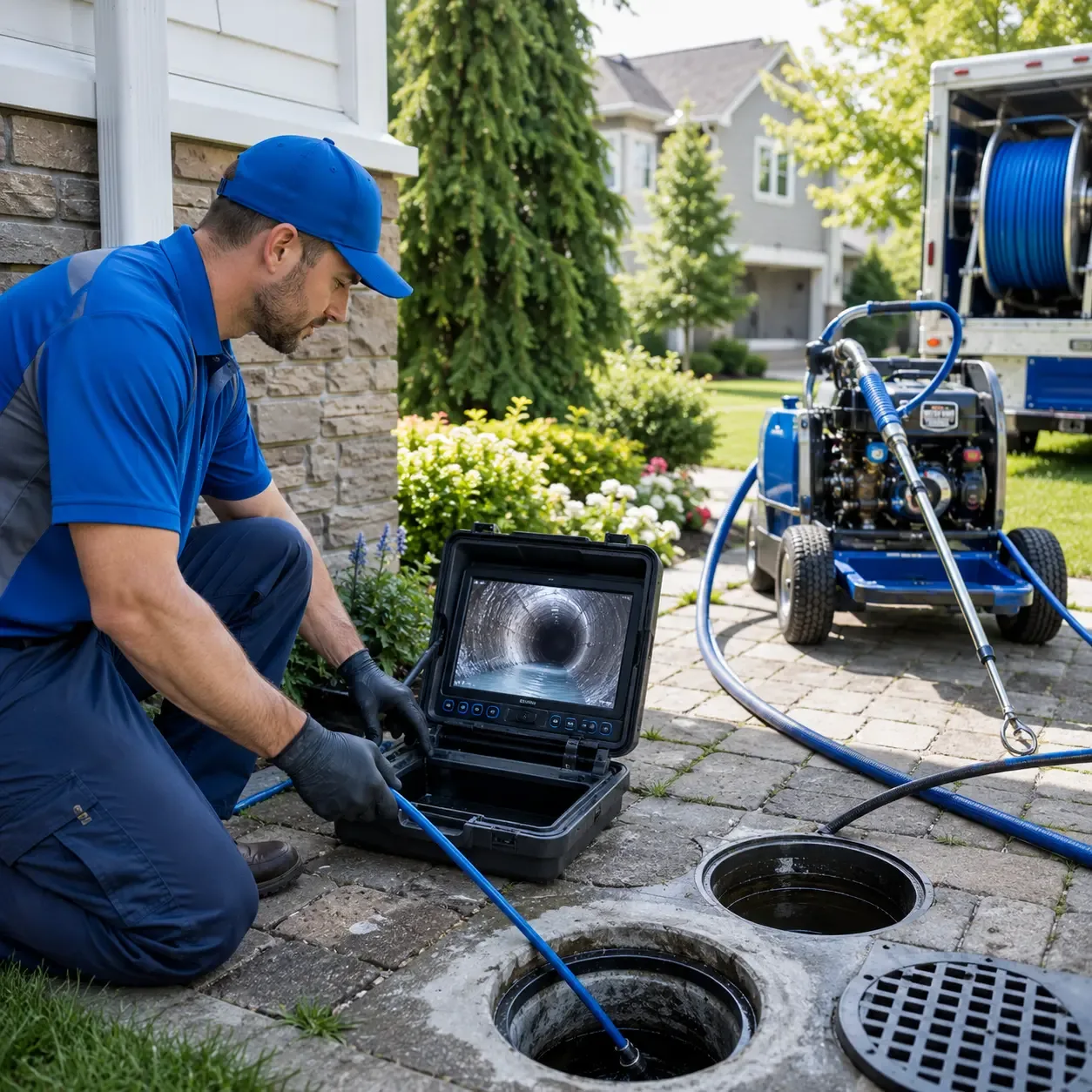 Outdoor drain cleaning professionals serving Solon, ME